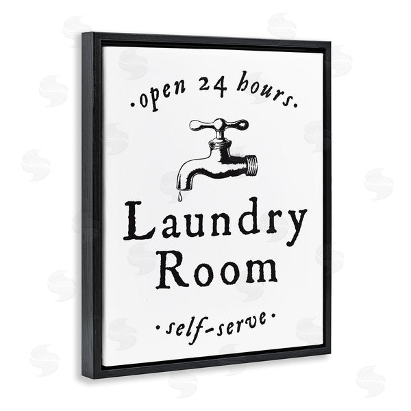 Stupell Industries Lettered And Lined | Self Serve Laundry