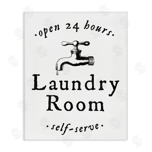 stupell industries Lettered and Lined | Self Serve Laundry