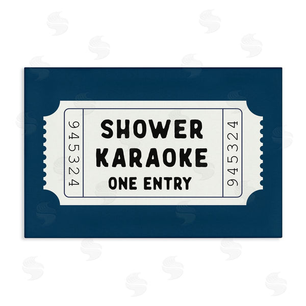 stupell industries Lettered and Lined | Shower Karaoke Bathroom Humor