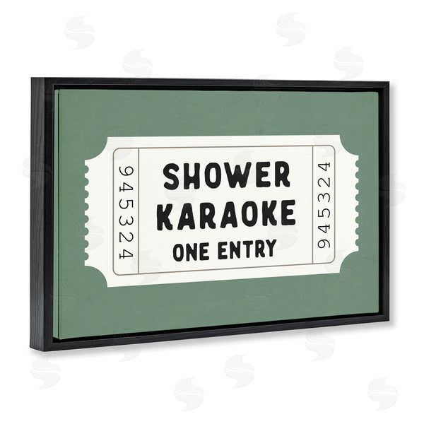 Stupell Industries Lettered And Lined | Shower Karaoke Voucher