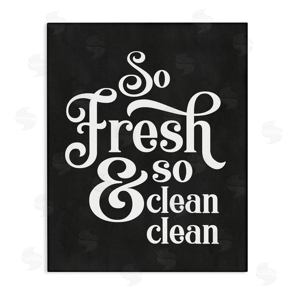 stupell industries Lettered and Lined | So Fresh & Clean Laundry Phrase