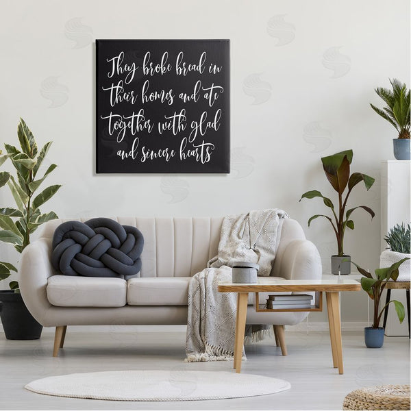 Stupell Industries Lettered And Lined | Spiritual Script Calligraphy Bible Verse Proverb Quote Wall Art
