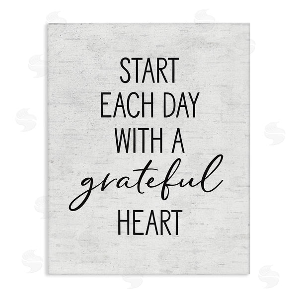 stupell industries Lettered and Lined | Start Each Day with Grateful Heart