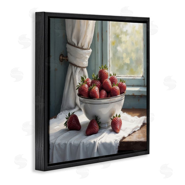 Stupell Industries Lettered And Lined | Strawberry Harvest In Window Wall Art