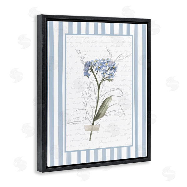 Stupell Industries Lettered And Lined | Striped Cottage Herb Sketch
