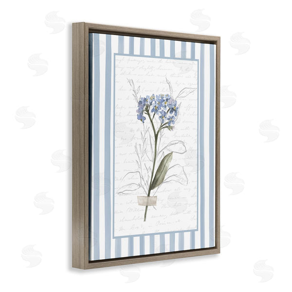 Stupell Industries Lettered And Lined | Striped Cottage Herb Sketch