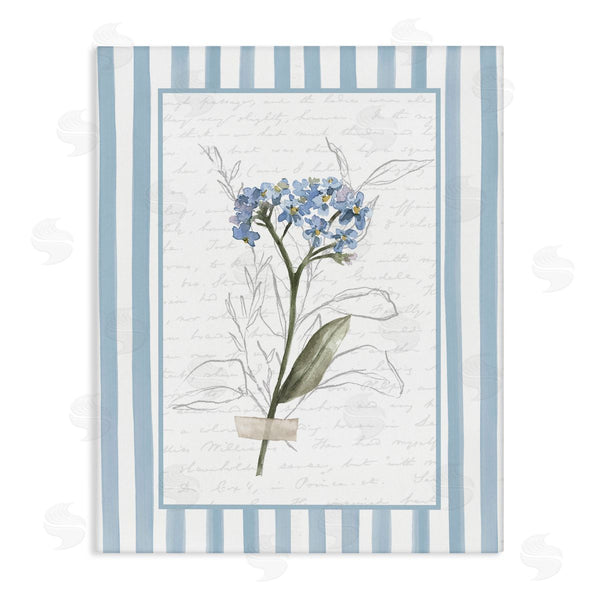 stupell industries Lettered and Lined | Striped Cottage Herb Sketch