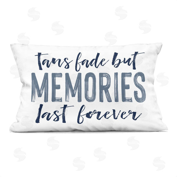 stupell industries Lettered and Lined | Summer Memories Last Forever Printed Throw Pillow