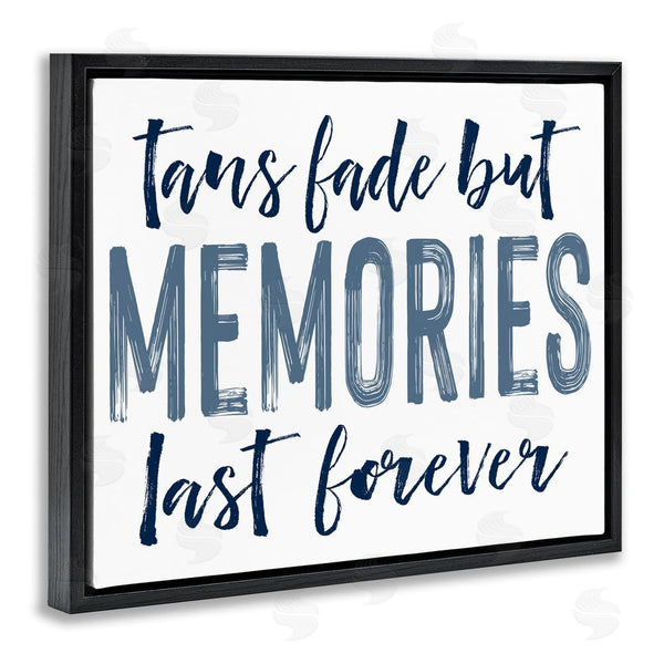 Stupell Industries Lettered And Lined | Summer Memories Last Forever Wall Art