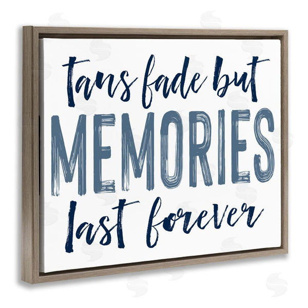 Stupell Industries Lettered And Lined | Summer Memories Last Forever Wall Art