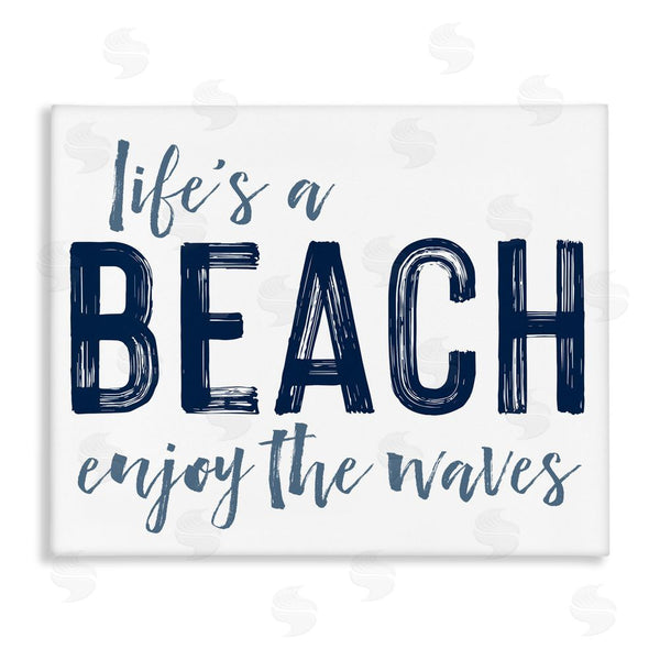 stupell industries Lettered and Lined | Summer Sentiment Enjoy Waves Wall Art