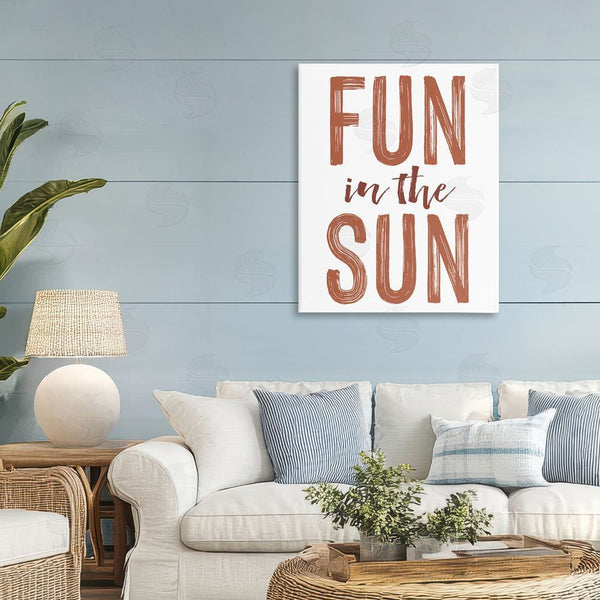Stupell Industries Lettered And Lined | Summer Sentiment Fun In Sun Wall Art