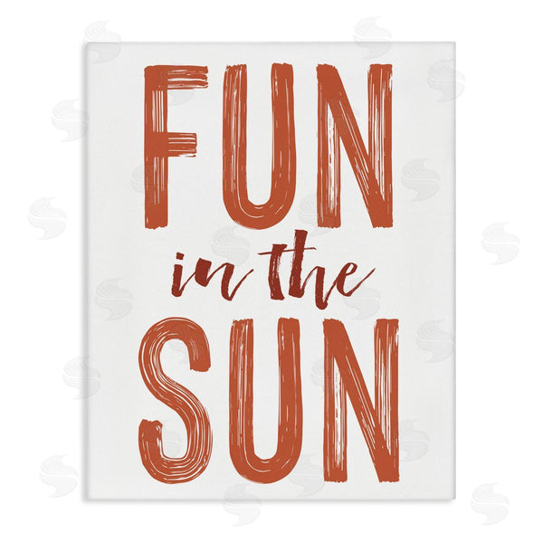 stupell industries Lettered and Lined | Summer Sentiment Fun In Sun Wall Art
