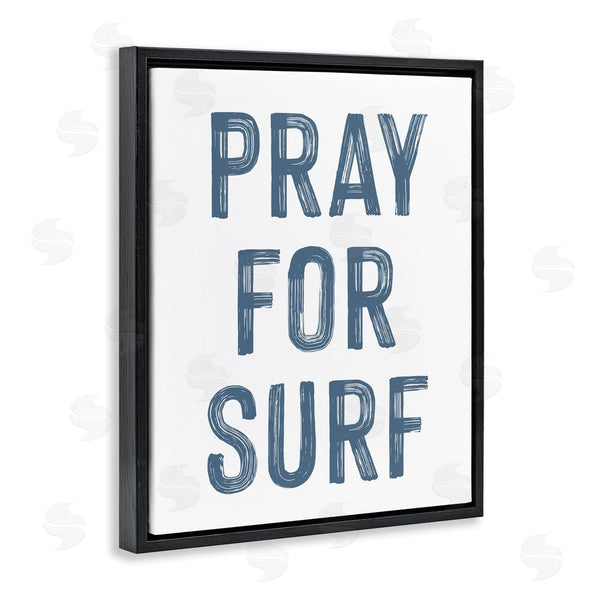 Stupell Industries Lettered And Lined | Summer Sentiment Pray For Surf Wall Art