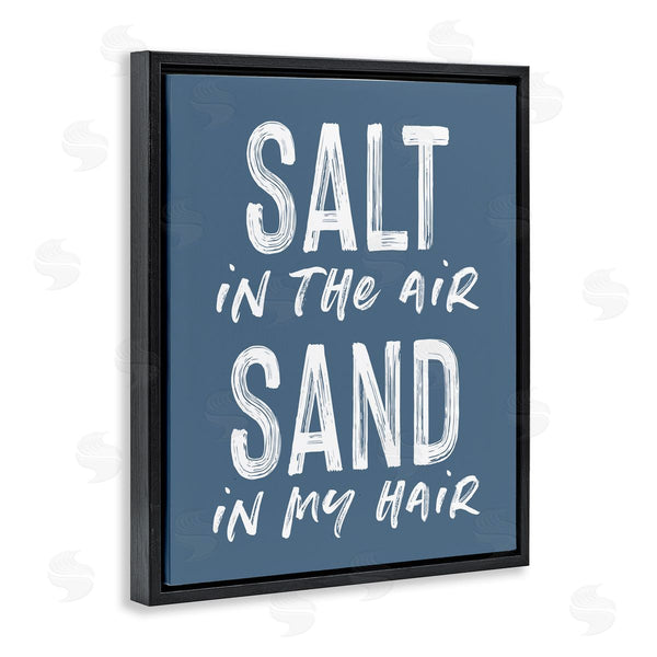 Stupell Industries Lettered And Lined | Summer Sentiment Salt Sand In Hair Wall Art