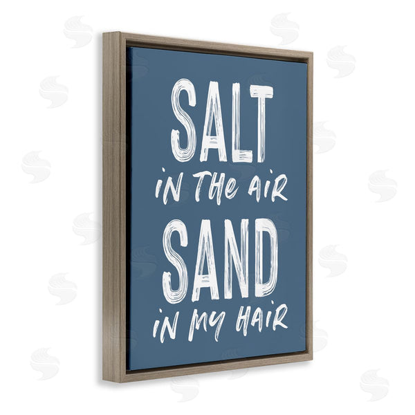 Stupell Industries Lettered And Lined | Summer Sentiment Salt Sand In Hair Wall Art