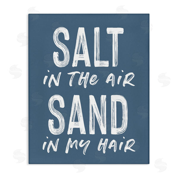 stupell industries Lettered and Lined | Summer Sentiment Salt Sand In Hair Wall Art