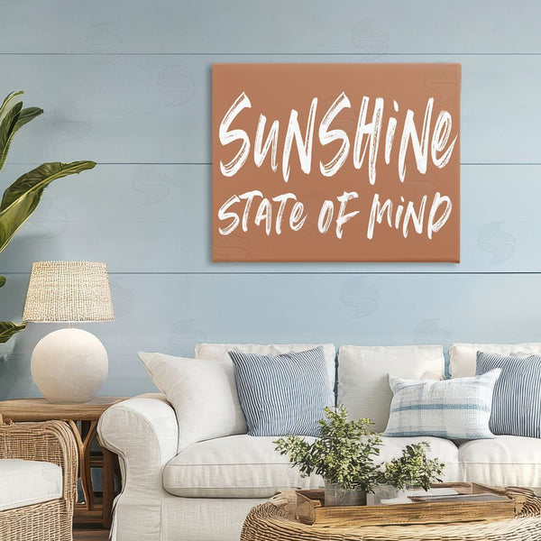 Stupell Industries Lettered And Lined | Summery Sunshine State Of Mind Wall Art