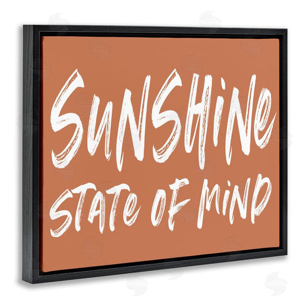 Stupell Industries Lettered And Lined | Summery Sunshine State Of Mind Wall Art