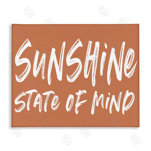 stupell industries Lettered and Lined | Summery Sunshine State Of Mind Wall Art