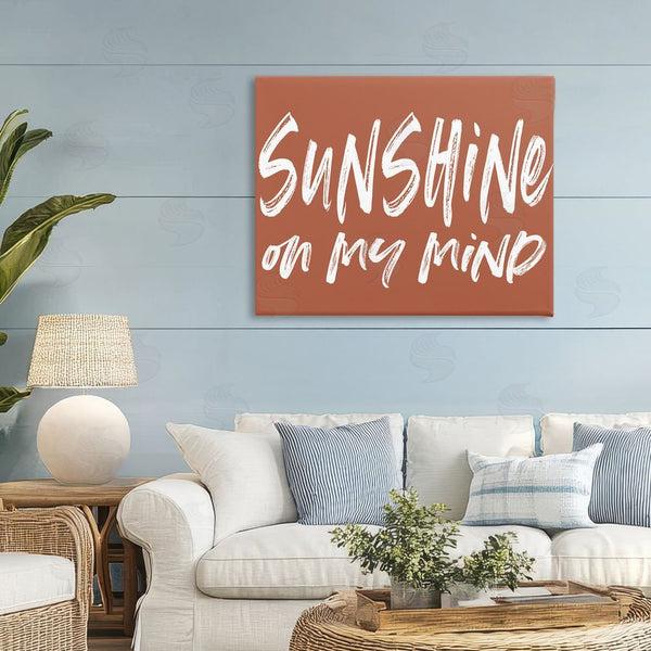 Stupell Industries Lettered And Lined | Sunshine State Of Mind Brown Wall Art