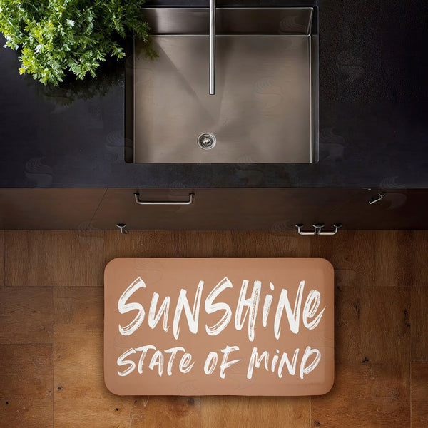 Stupell Industries Lettered And Lined | Sunshine Summer Sentiment Anti-Fatigue Mat