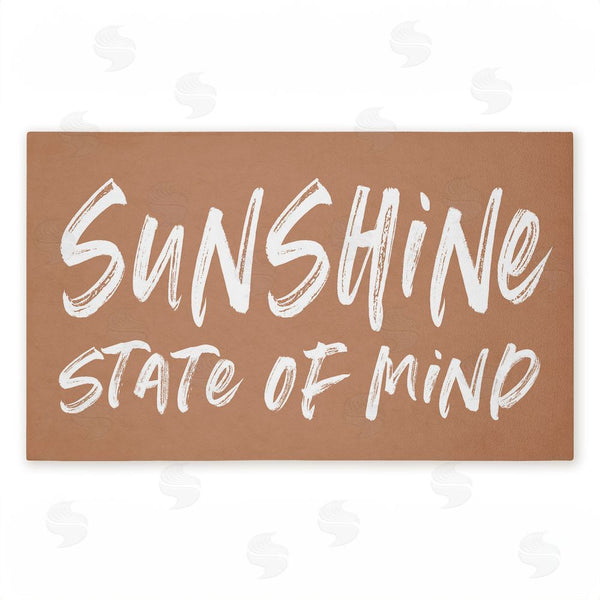 stupell industries Lettered and Lined | Sunshine Summer Sentiment Non-Woven Door Mat