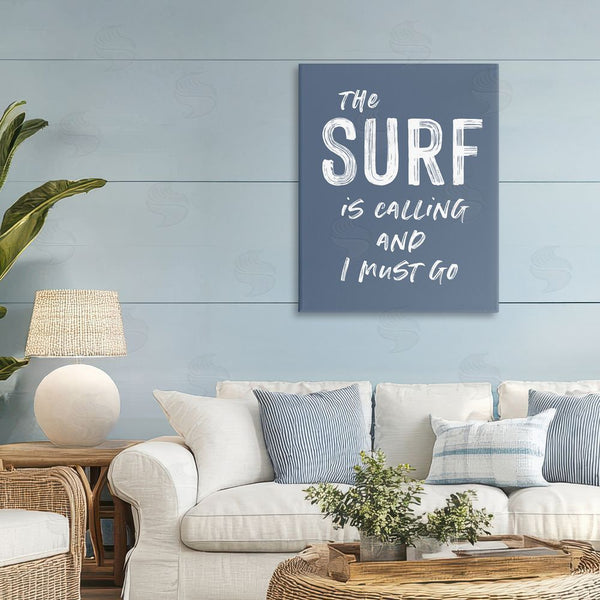 Stupell Industries Lettered And Lined | Surf Is Calling Must Go Wall Art
