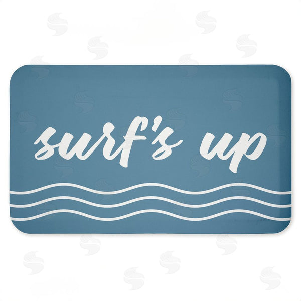 stupell industries Lettered and Lined | Surf's Up over Blue Anti-Fatigue Mat