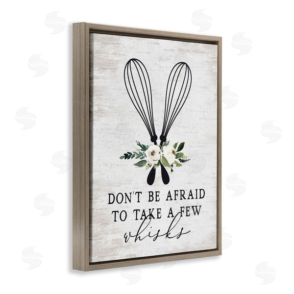 Stupell Industries Lettered And Lined | Take A Few Whisks Phrase Wall Art
