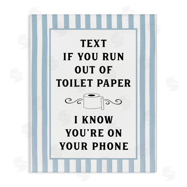 stupell industries Lettered and Lined | Text For Toilet Paper Stripes