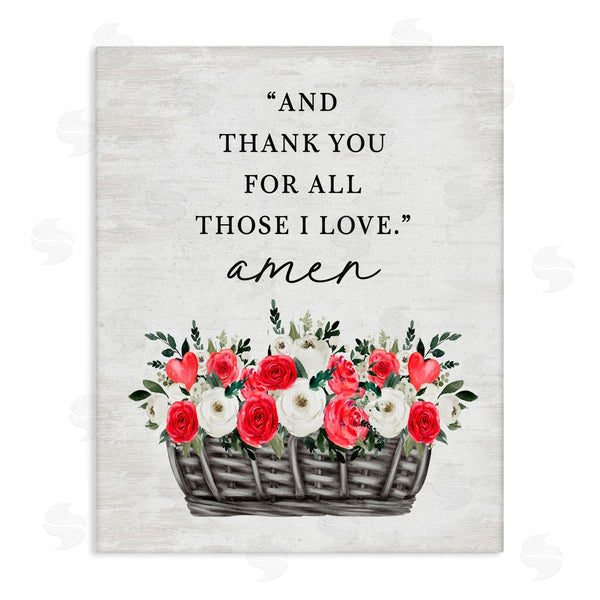 stupell industries Lettered and Lined | Thank You For Those I Love Prayer