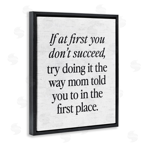 Stupell Industries Lettered And Lined | The Way Mom Told You Advice