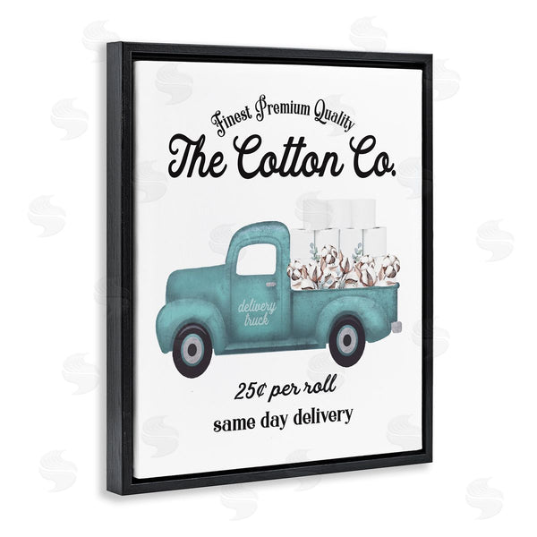 Stupell Industries Lettered And Lined | Toilet Paper Cotton Delivery Truck