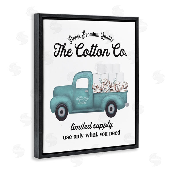 Stupell Industries Lettered And Lined | Toilet Paper Cotton Truck