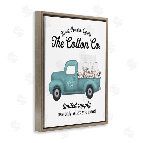 Stupell Industries Lettered And Lined | Toilet Paper Cotton Truck