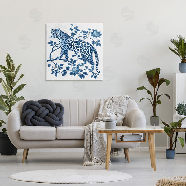 Stupell Industries Lettered And Lined | Traditional Ornate Floral Leopard Wall Art