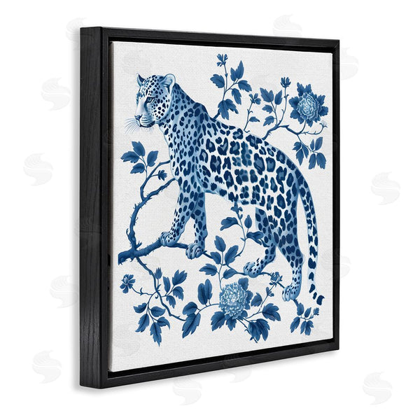 Stupell Industries Lettered And Lined | Traditional Ornate Floral Leopard Wall Art