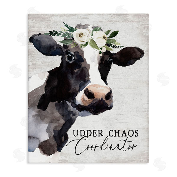 stupell industries Lettered and Lined | Udder Chaos Coordinator Phrase Wall Art