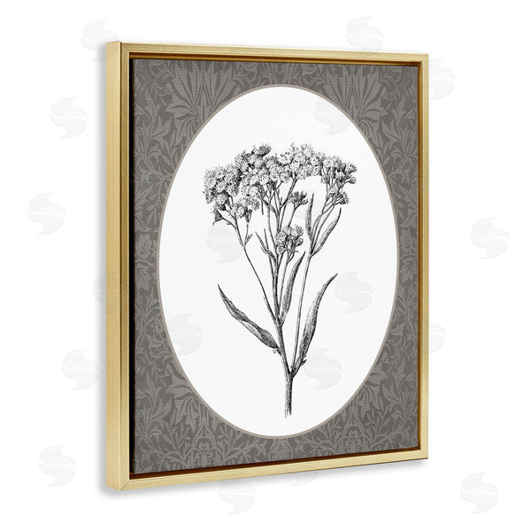 Stupell Industries Lettered And Lined | Vintage Baby's Breath Bundle
