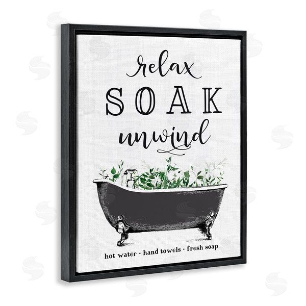 Stupell Industries Lettered And Lined | Vintage Bathing Reminders Wall Art