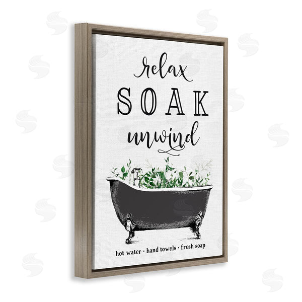 Stupell Industries Lettered And Lined | Vintage Bathing Reminders Wall Art