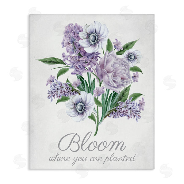 stupell industries Lettered and Lined | Vintage Bloom Phrase