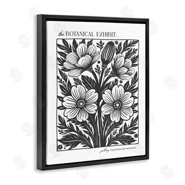 Stupell Industries Lettered And Lined | Vintage Botanical Blooms