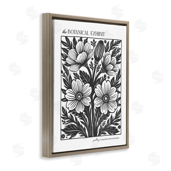 Stupell Industries Lettered And Lined | Vintage Botanical Blooms