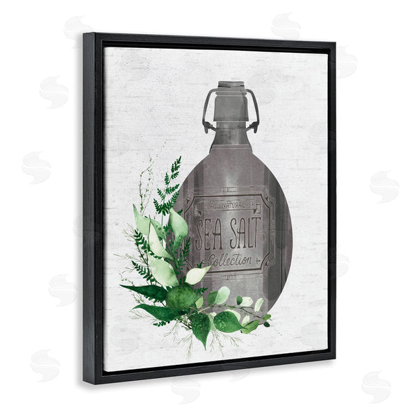 Stupell Industries Lettered And Lined | Vintage Bottle With Bathroom Herbs Wall Art