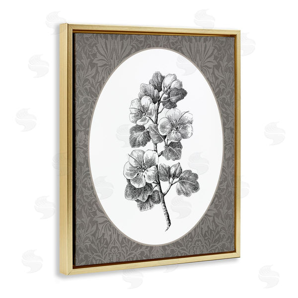 Stupell Industries Lettered And Lined | Vintage Cherry Blossom Sprig