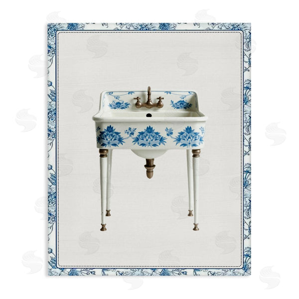 stupell industries Lettered and Lined | Vintage Chinoiserie Sink Wall Art