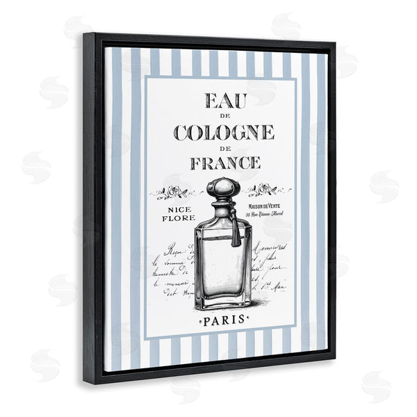 Stupell Industries Lettered And Lined | Vintage Cologne On Stripes