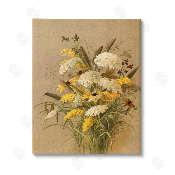stupell industries Lettered and Lined | Vintage Daisy Bouquet Wall Art
